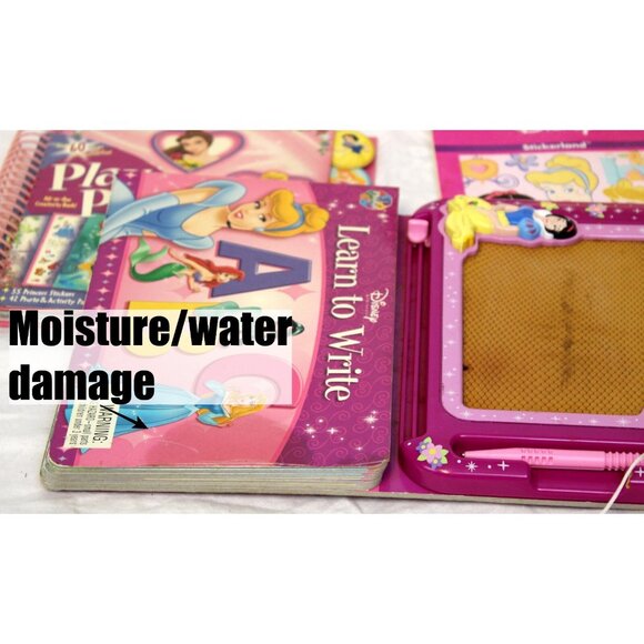 Disney Princess Activity Set Learn Write Color Wonder Crayons Play Pad Stickers - Picture 13 of 16